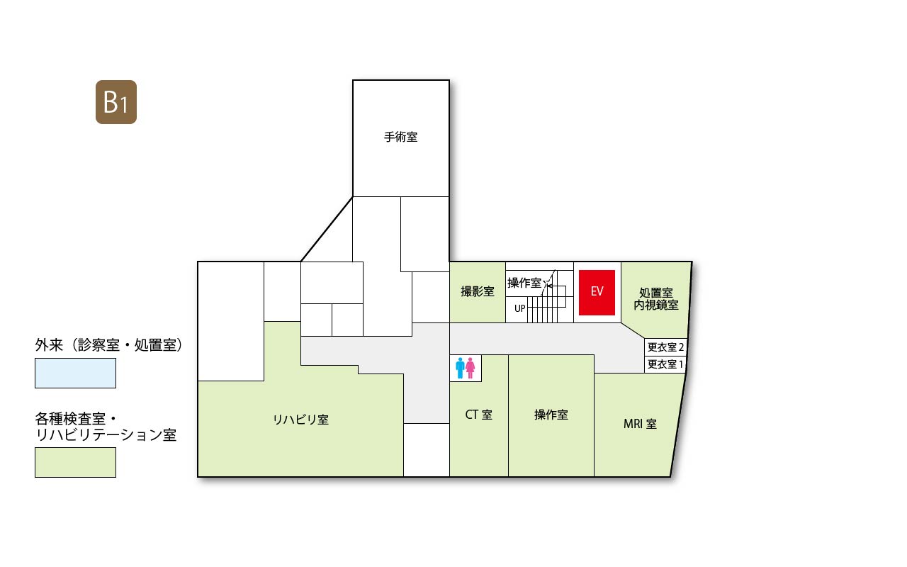 フロアマップB1F